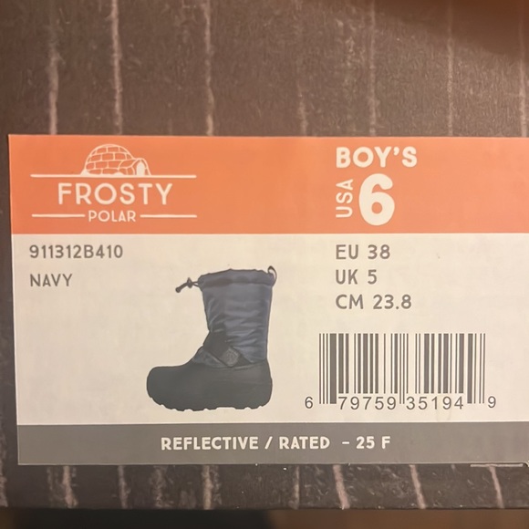 🛍️Northside Unisex big kids Frosty Insulated Snow Boots eu 38/ us 6 - Picture 7 of 7
